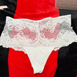 Le Mystere White Lace Panties